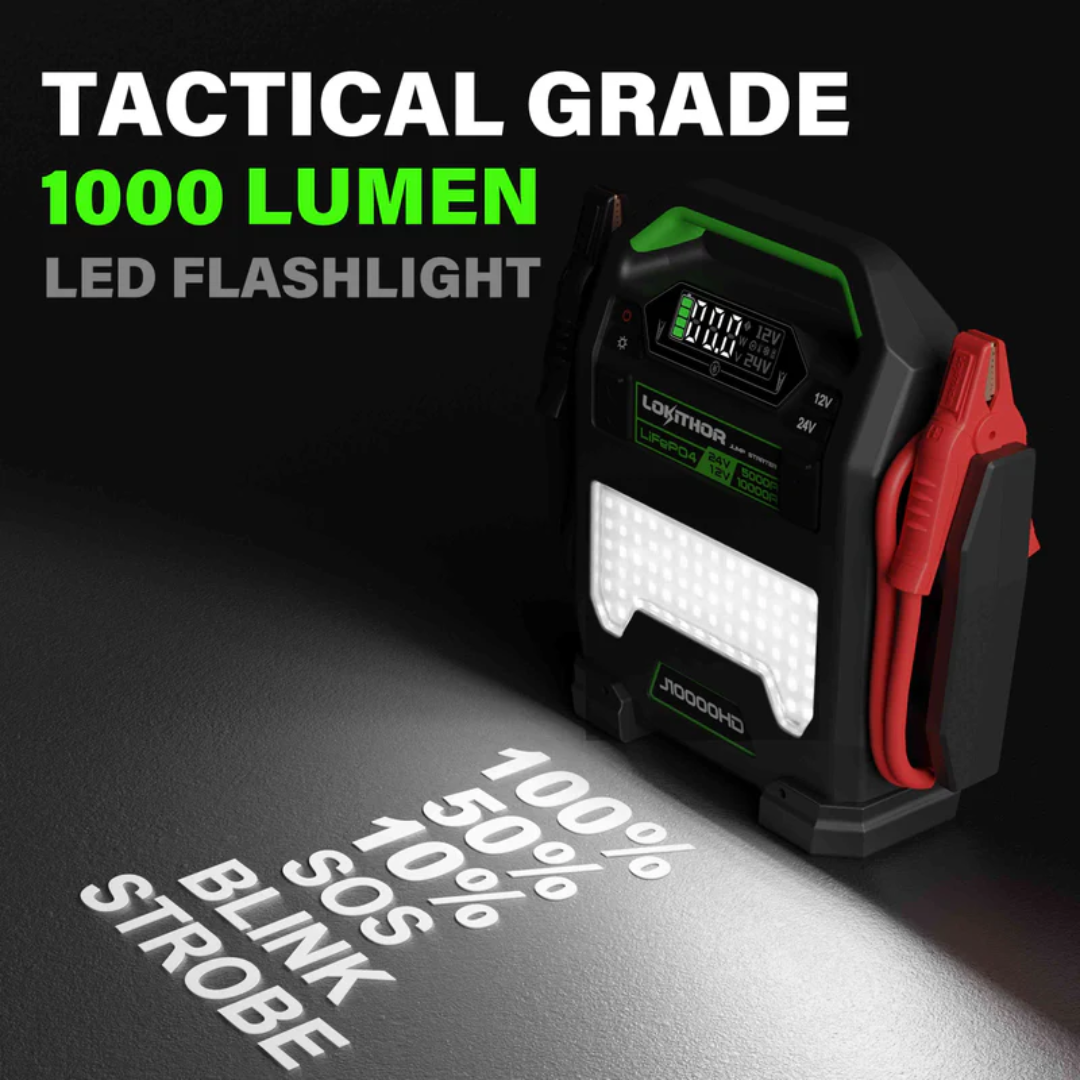 LOKITHOR J10000HD 12V 10000 Amp and 24V 5000 Amp Jump Starter