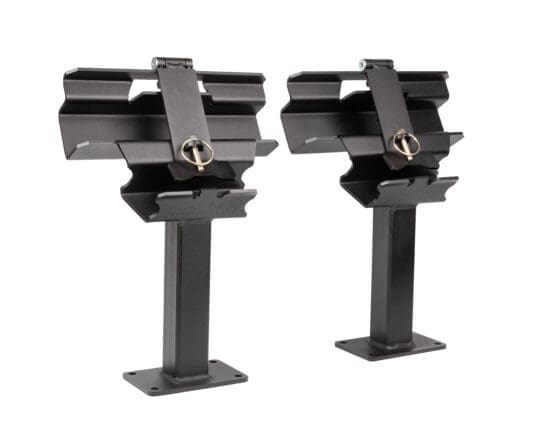 Collins Combo Dolly and Rail Mount: Slanted – Powder-Coated