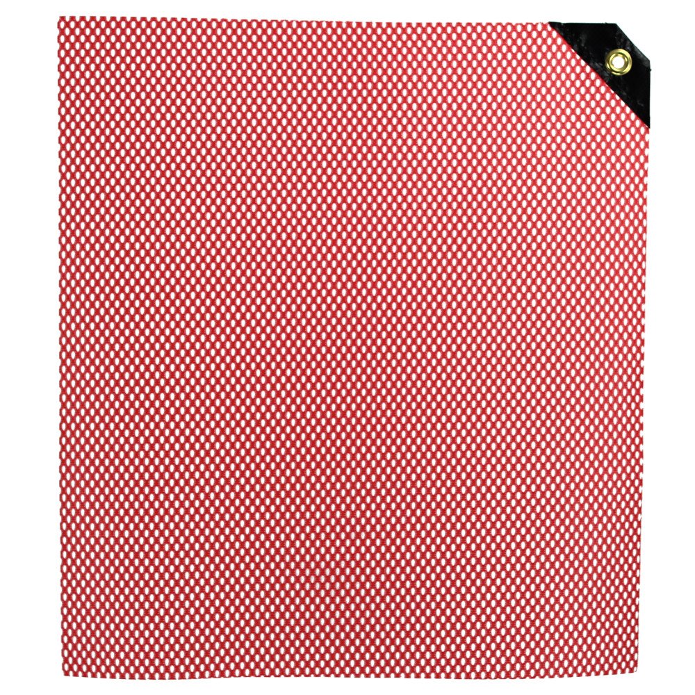 Single Corner Heavy Duty Grommet Warning Flag