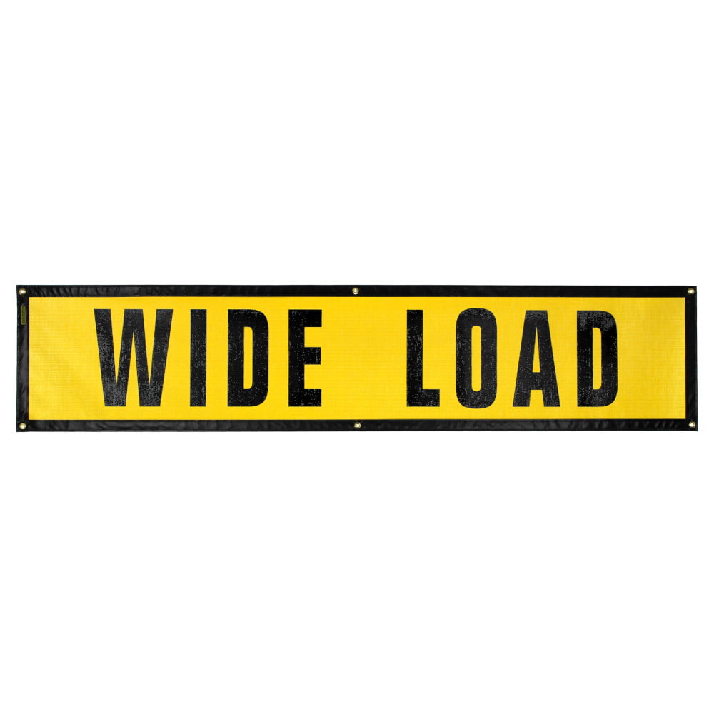 Grommet Wide Load Sign 18″ X 84″