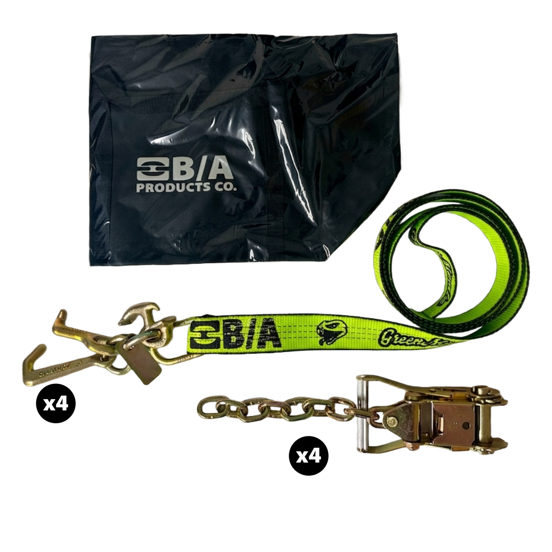 Green Mamba 8' Tie Down Kit w/ Cluster