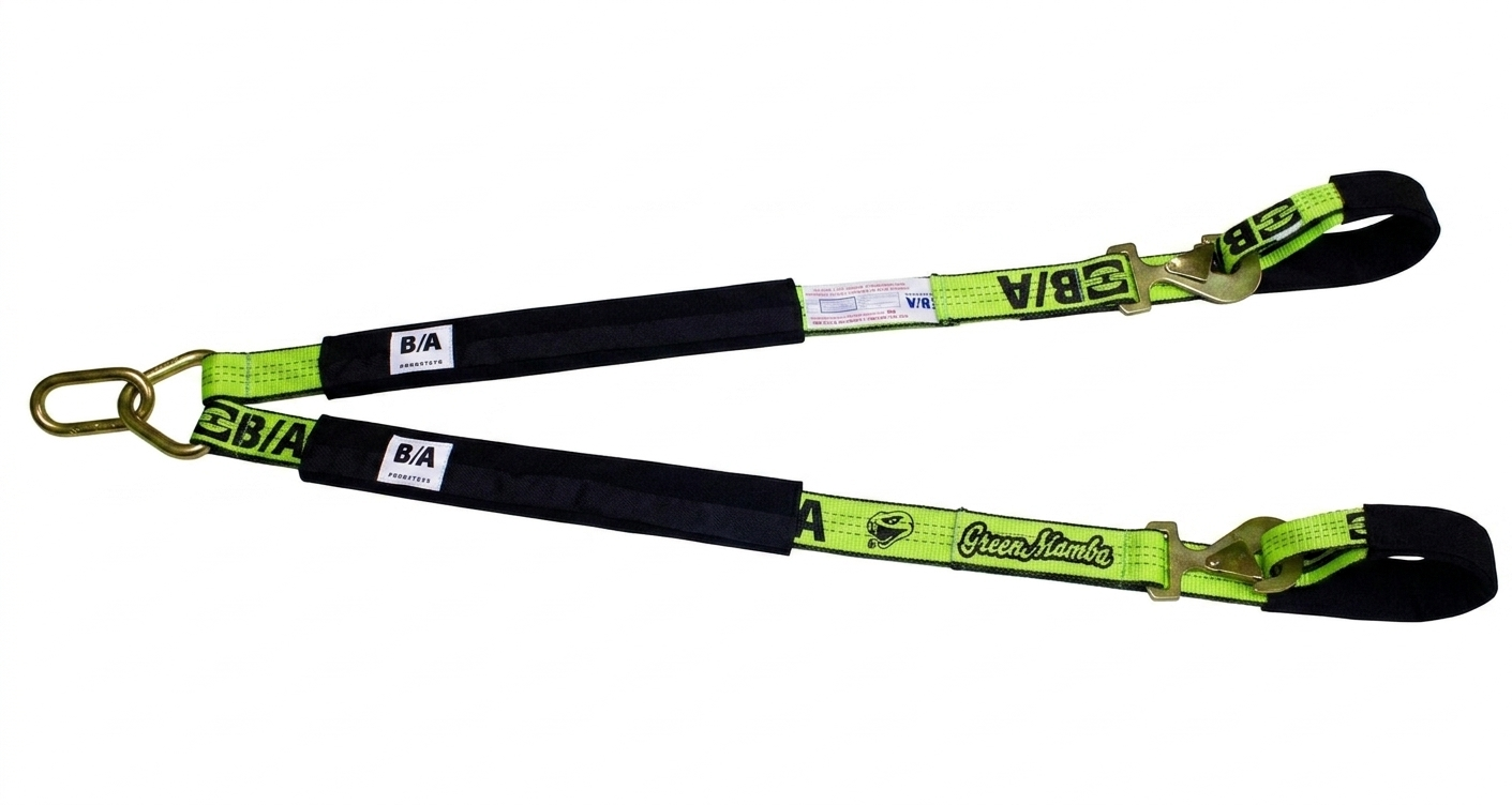 B/A Products Co. Green Mamba Low-Profile V-Strap For Exotic Vehicles
