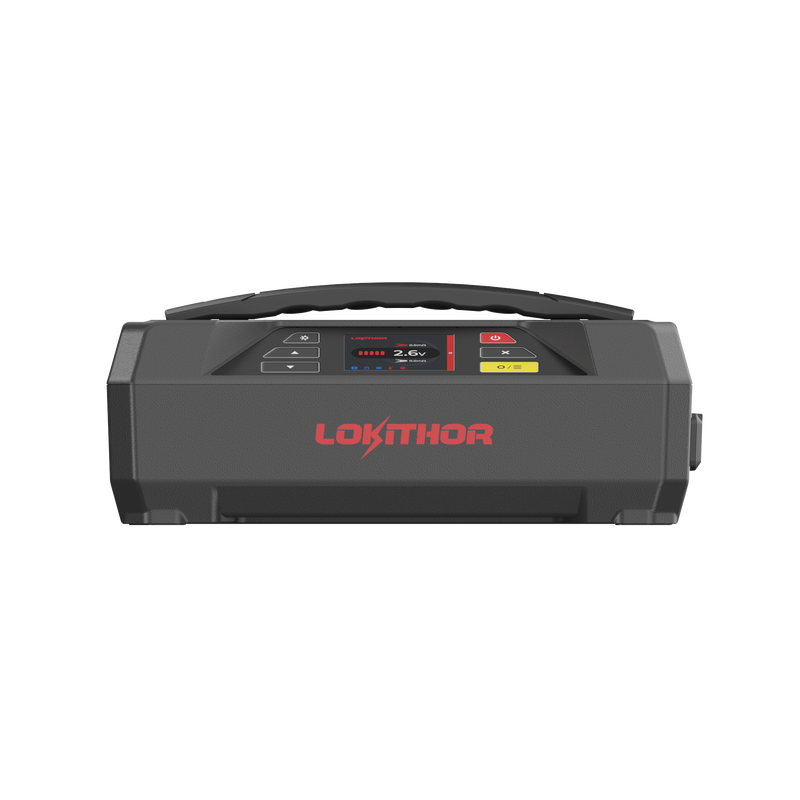 Lokithor JTC4250 LiFePO₄ 12V 4250A 89.6Wh Jump Starter + Battery Tester + Battery Charger with ConnectMax Technology