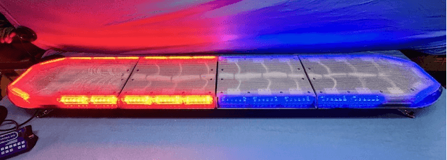 Full Size Wrecker Light Bar w/ Integrated 4 Color Modules
