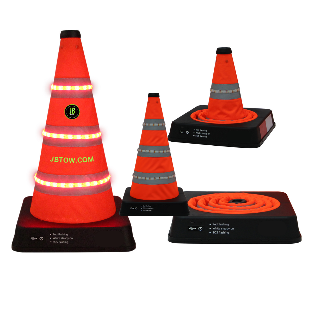 LED Collapsible Cone 28inch