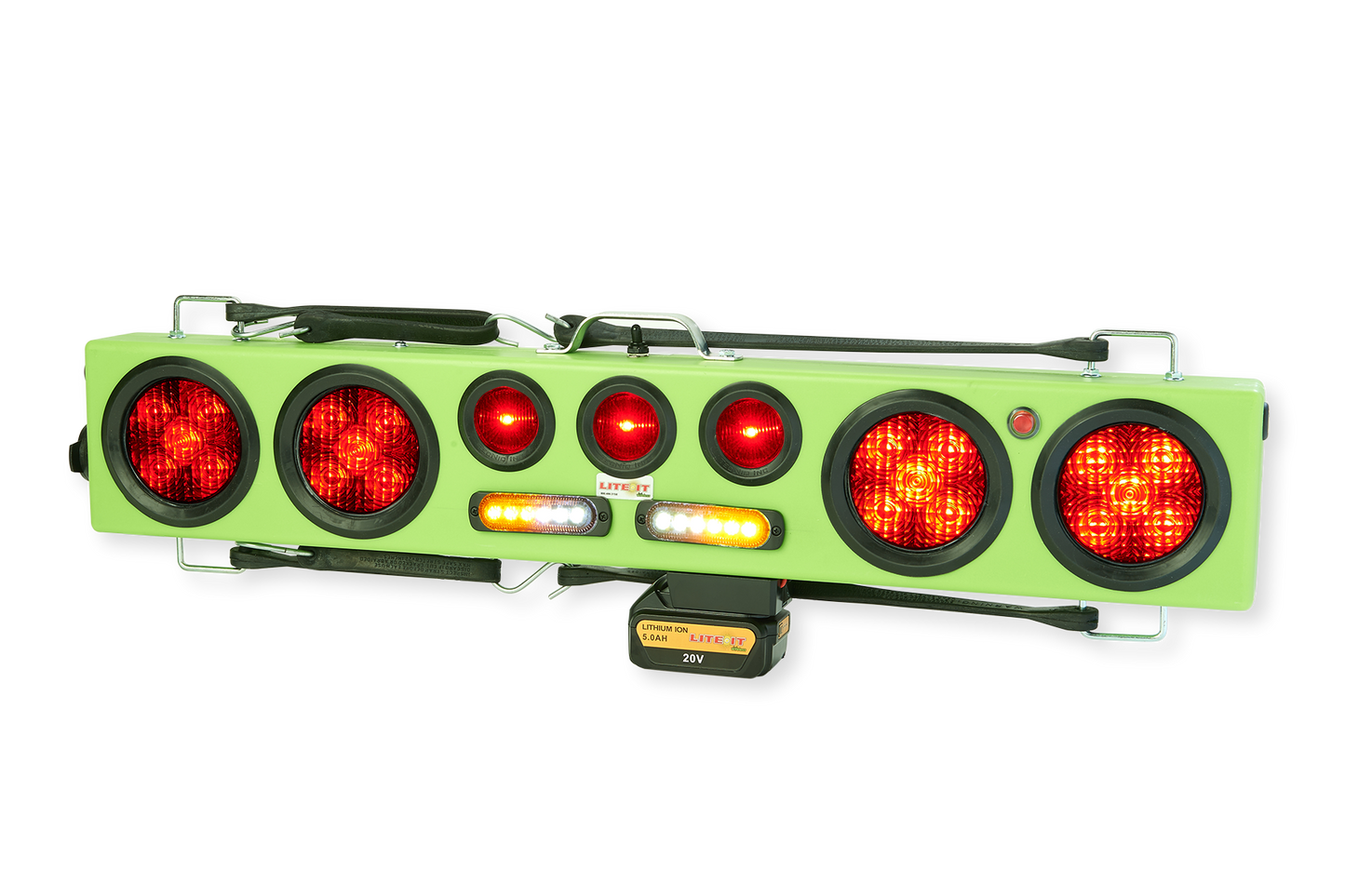 36″ Wireless Light Bar w/Strobes & External Power Pack Battery