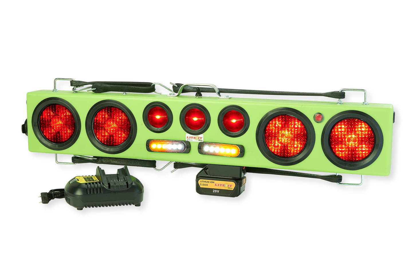 36″ Wireless Light Bar w/Strobes & External Power Pack Battery