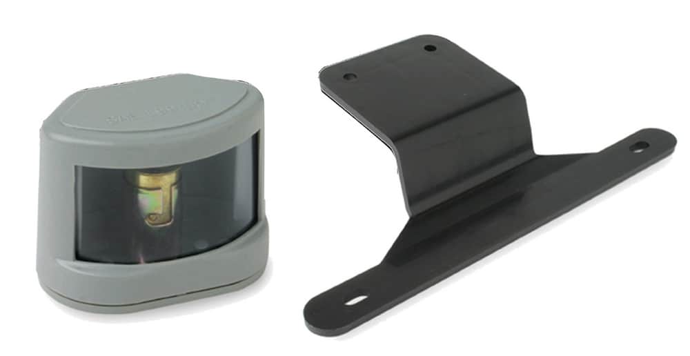 Incandescent License Light and Bracket