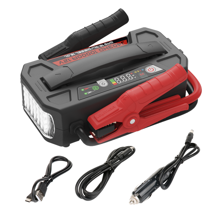 Lokithor J403HD LiPO 12V 236.8Wh 10000A Jump Starter with ConnectMax
