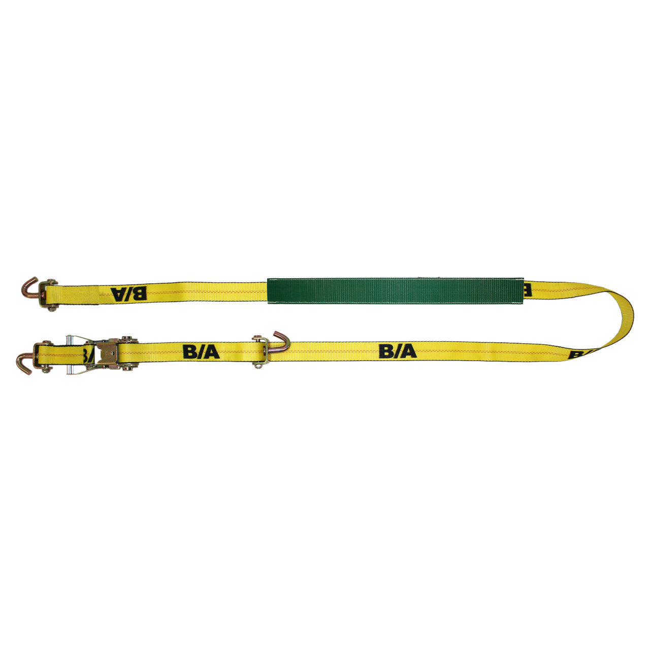 B/A Products Co. 2" x 10' Long Shank Swivel J Hook Ratchet Assembly w/Grip Strip & Sleeve