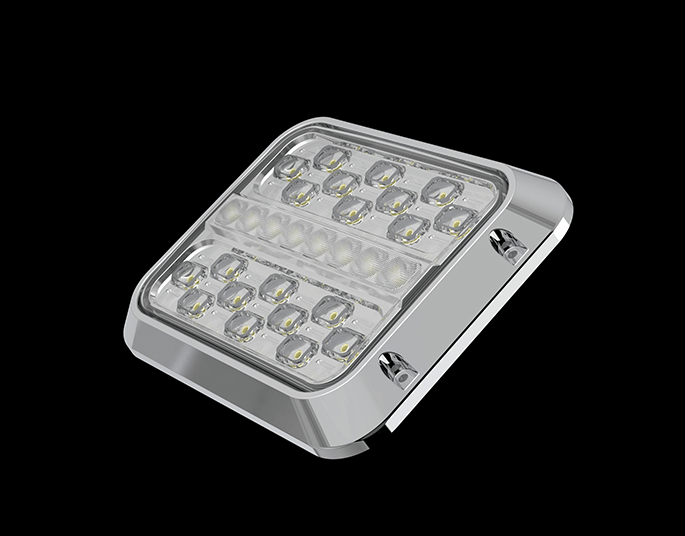 9″x7″ Surface Mount LED Warning Light