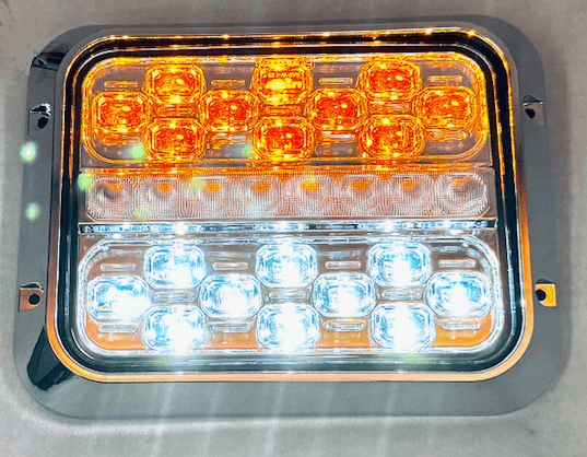 9″x7″ Surface Mount LED Warning Light