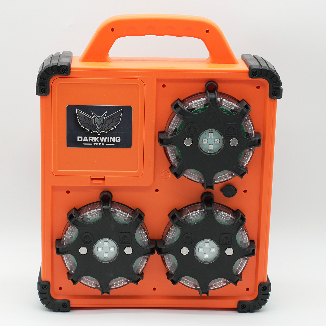 Sequential Rechargeable Road Flare System