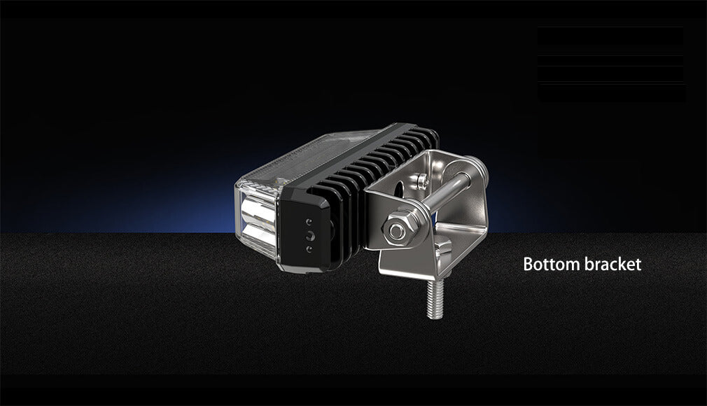 Amber/White LED High Powered Strobe w/ 3 mounting options