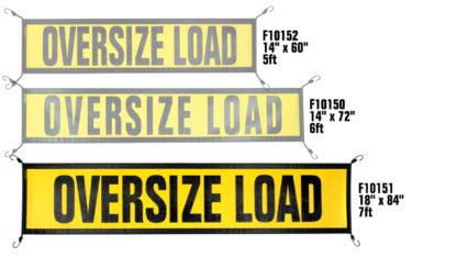 EZ Hook Oversize Load Sign 18″ X 84″