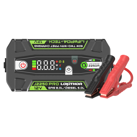 LOKITHOR LiFePO₄ 12V 51.2Wh 2250A Jump Starter