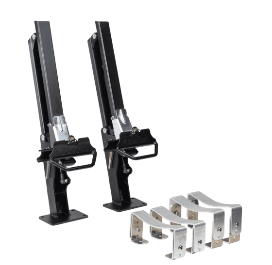 Collins Dolly Mount – Self-Loading w/Tire Cradles (Articulating) Powder-Coated