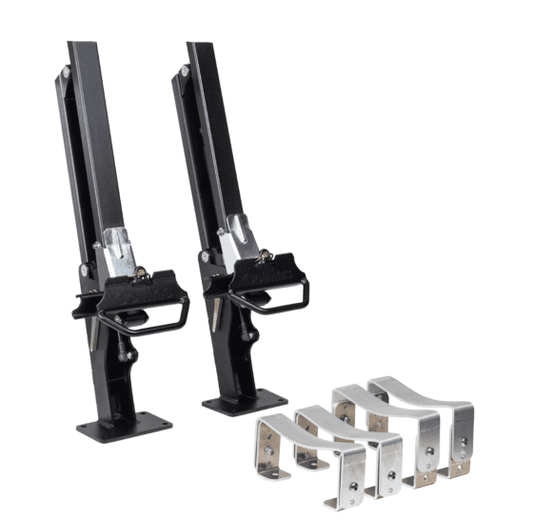 Collins Dolly Mount – Self-Loading w/Tire Cradles (Articulating) Powder-Coated