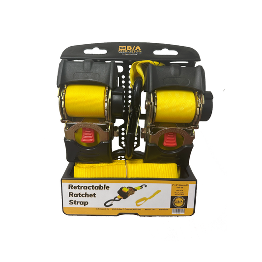 B/A Products Retractable Ratchet Strap