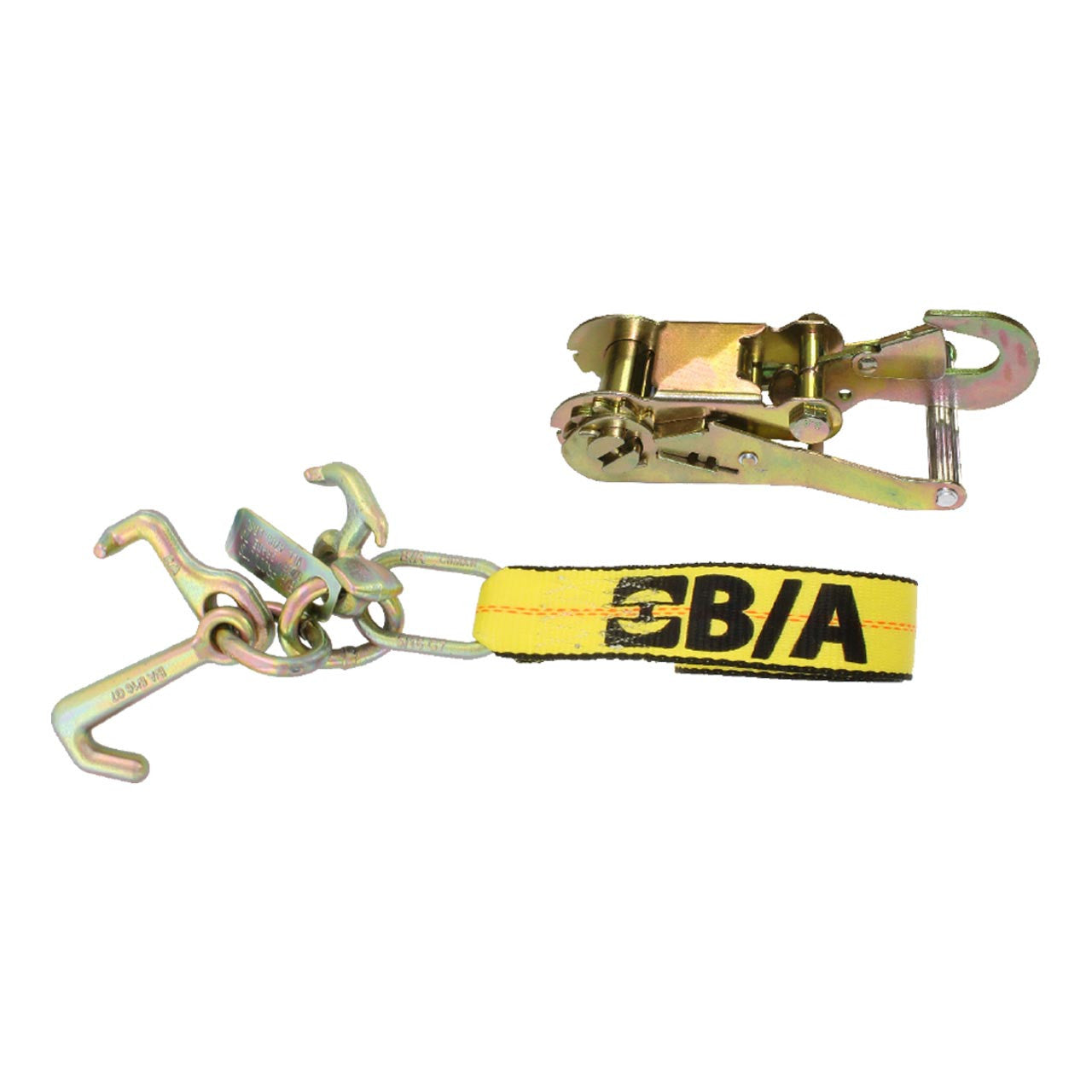 B/A Products Co. 2" x 8' Mini J, R, & T Hook Ratchet Tie-Down Kit