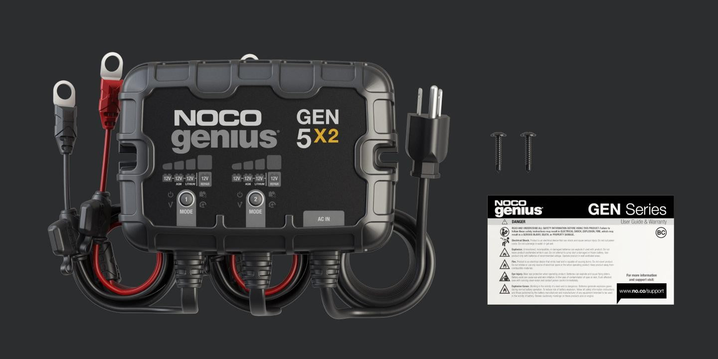 2-Bank 10A Onboard Battery Charger