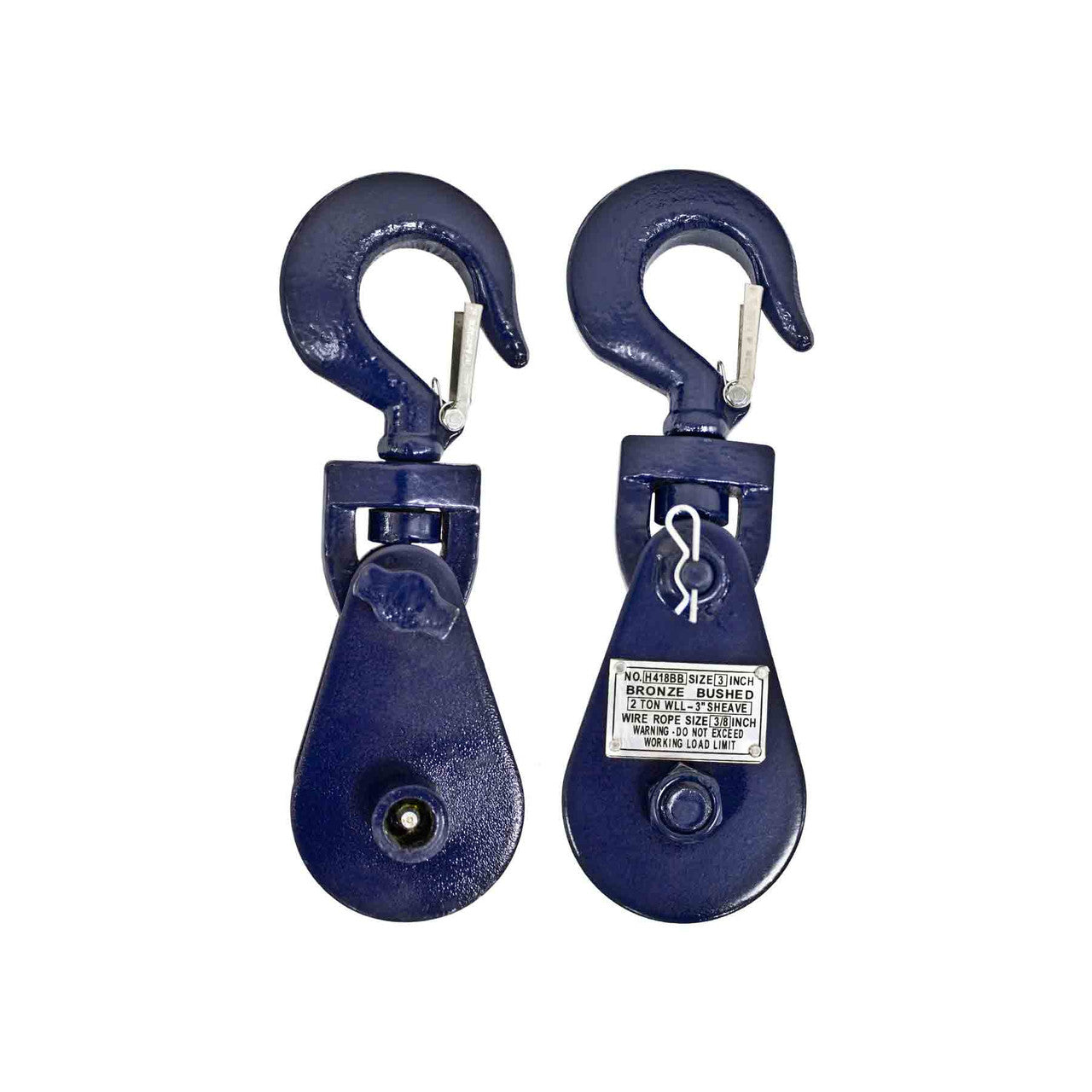 B/A Products Co. 4.5" 4-Ton WLL B/A Snatch Block w/Latched Swivel Hook