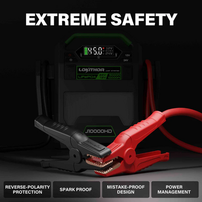 LOKITHOR J10000HD 12V 10000 Amp and 24V 5000 Amp Jump Starter