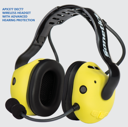 The Sonetics APX377 + APX379 Wireless Headset Kit