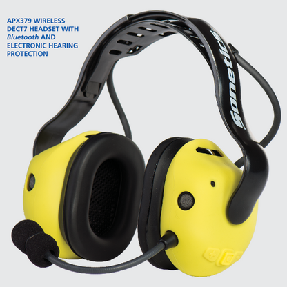 The Sonetics APX377 + APX379 Wireless Headset Kit