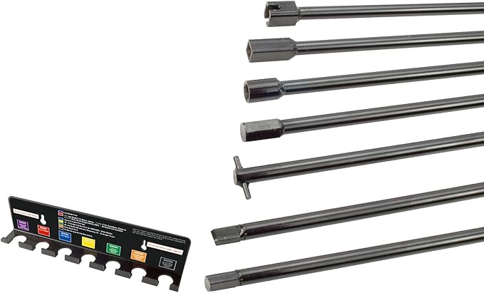 Universal 7-Piece Removal Spare Tire Tool Set