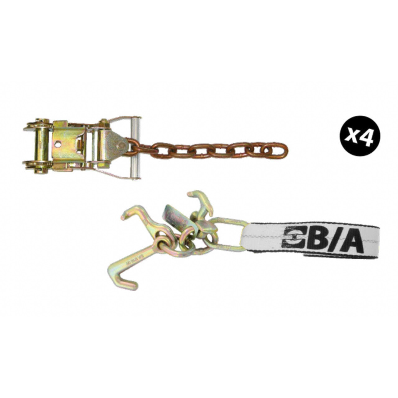 B/A Products Co. 2" x 8' Heavy-Duty Tie-Down Kit