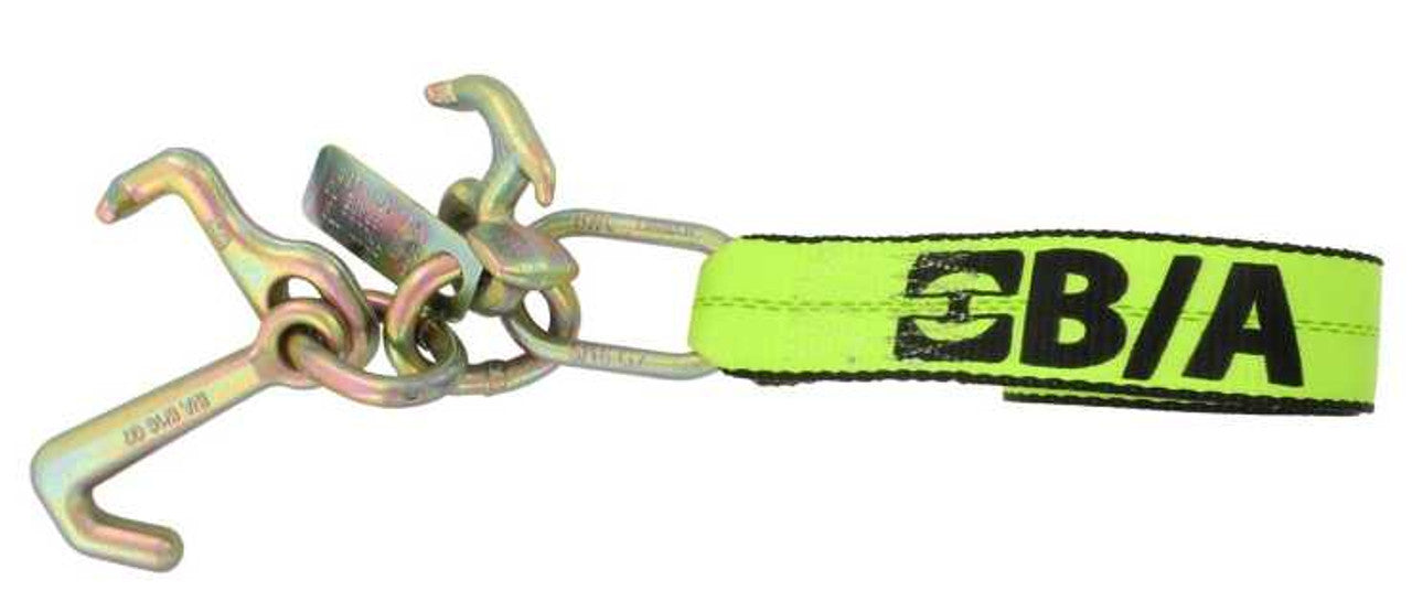 B/A Products Co. 2" x 8' Mini J, R, & T Hook Hi-Viz Strap