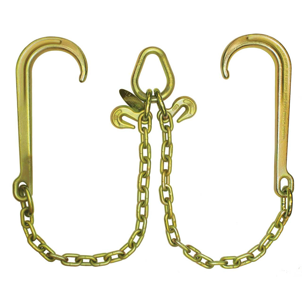 B/A Products Co. 5/16" x 2' Grade 70 15" Classic Style J Hook V-Chain