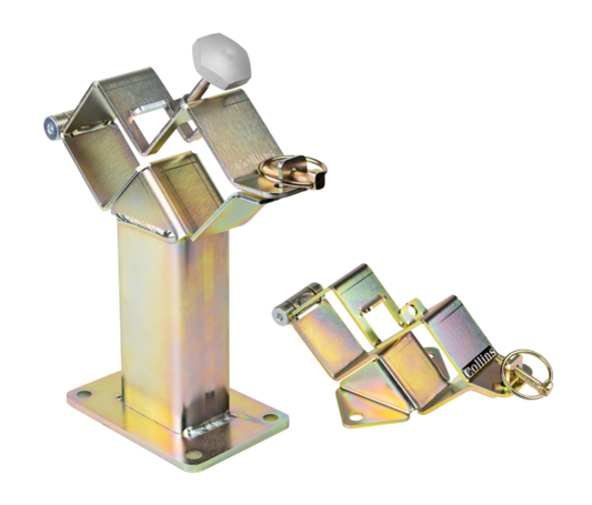 Collins  Locking Rail Mount – Stepped – Zinc-Plated