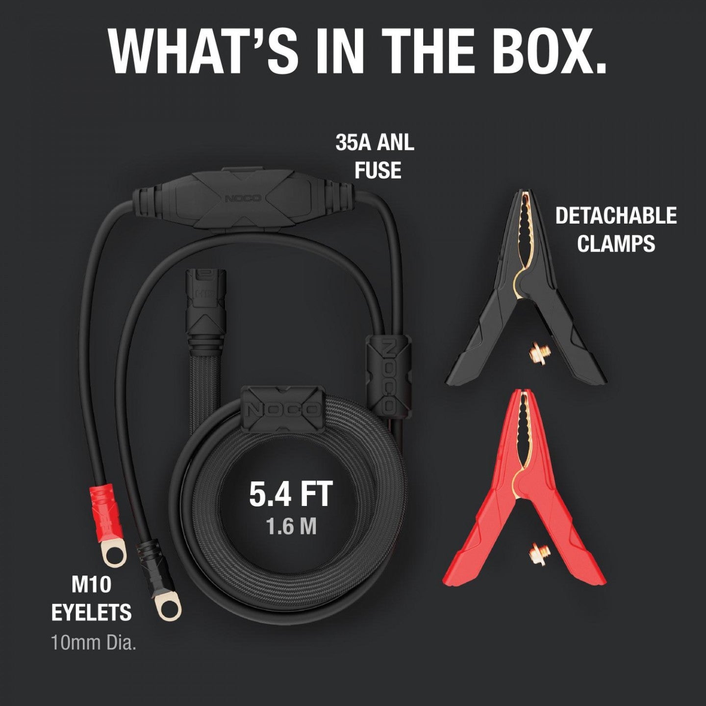 HD Battery Clamps with Eyelets