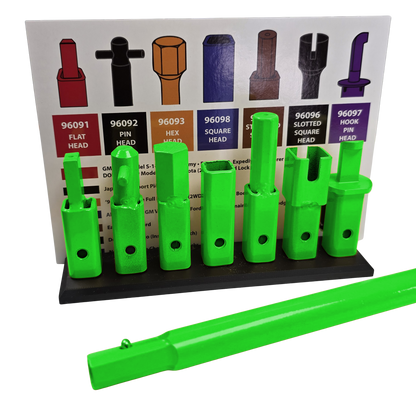 Universal 7-Piece Spare Tire Removal Tool Set (Newest Design) – MADE IN AMERICA