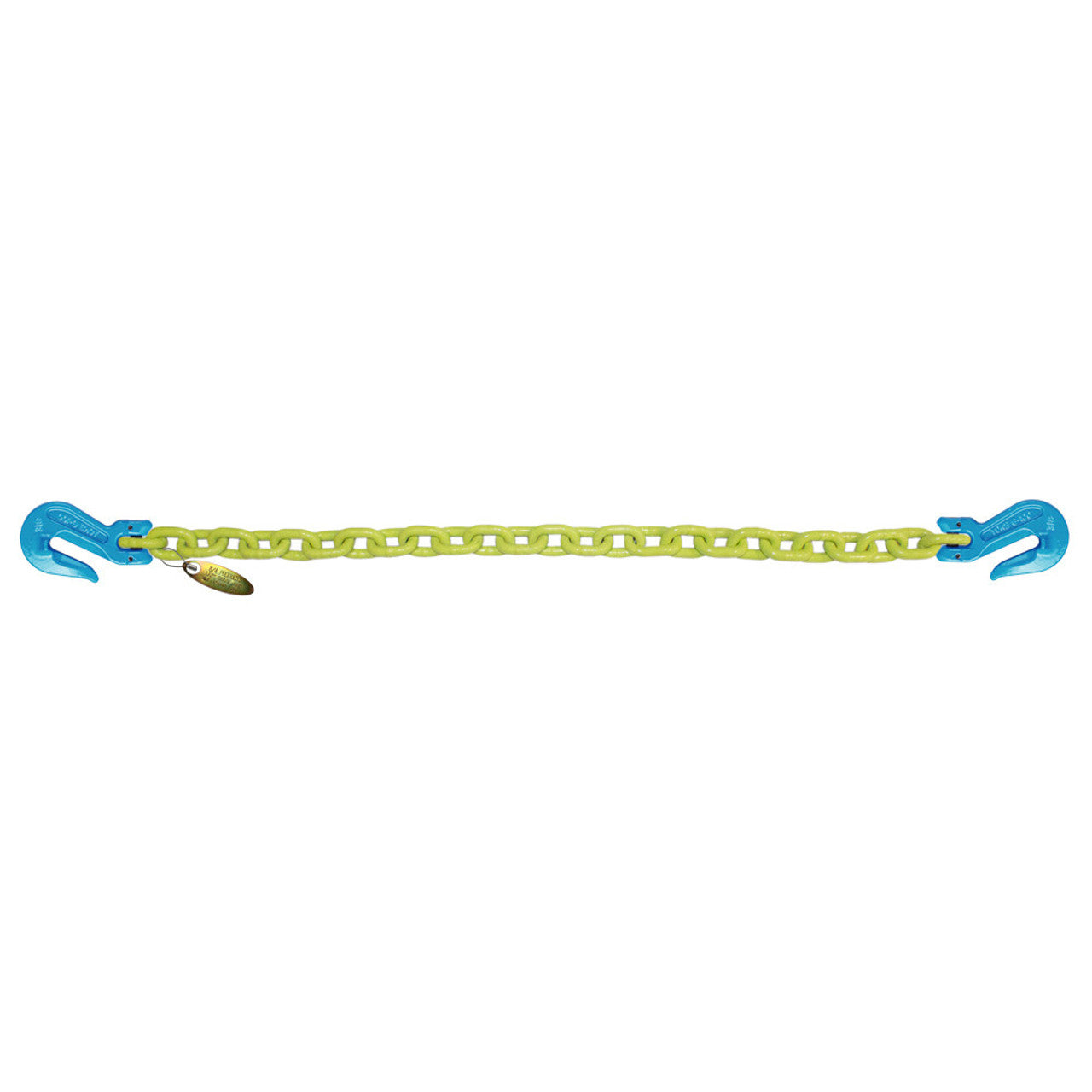 B/A Products Co. 3/8" Grade 100 Cradle Grab Hook Hi-Viz Chain