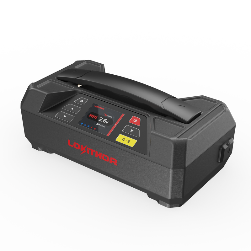 Lokithor JTC4250 LiFePO₄ 12V 4250A 89.6Wh Jump Starter + Battery Tester + Battery Charger with ConnectMax Technology