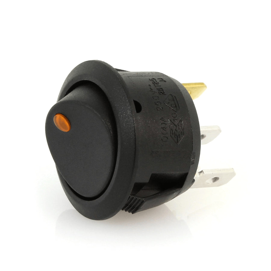 Illuminated Round Rocker Switch