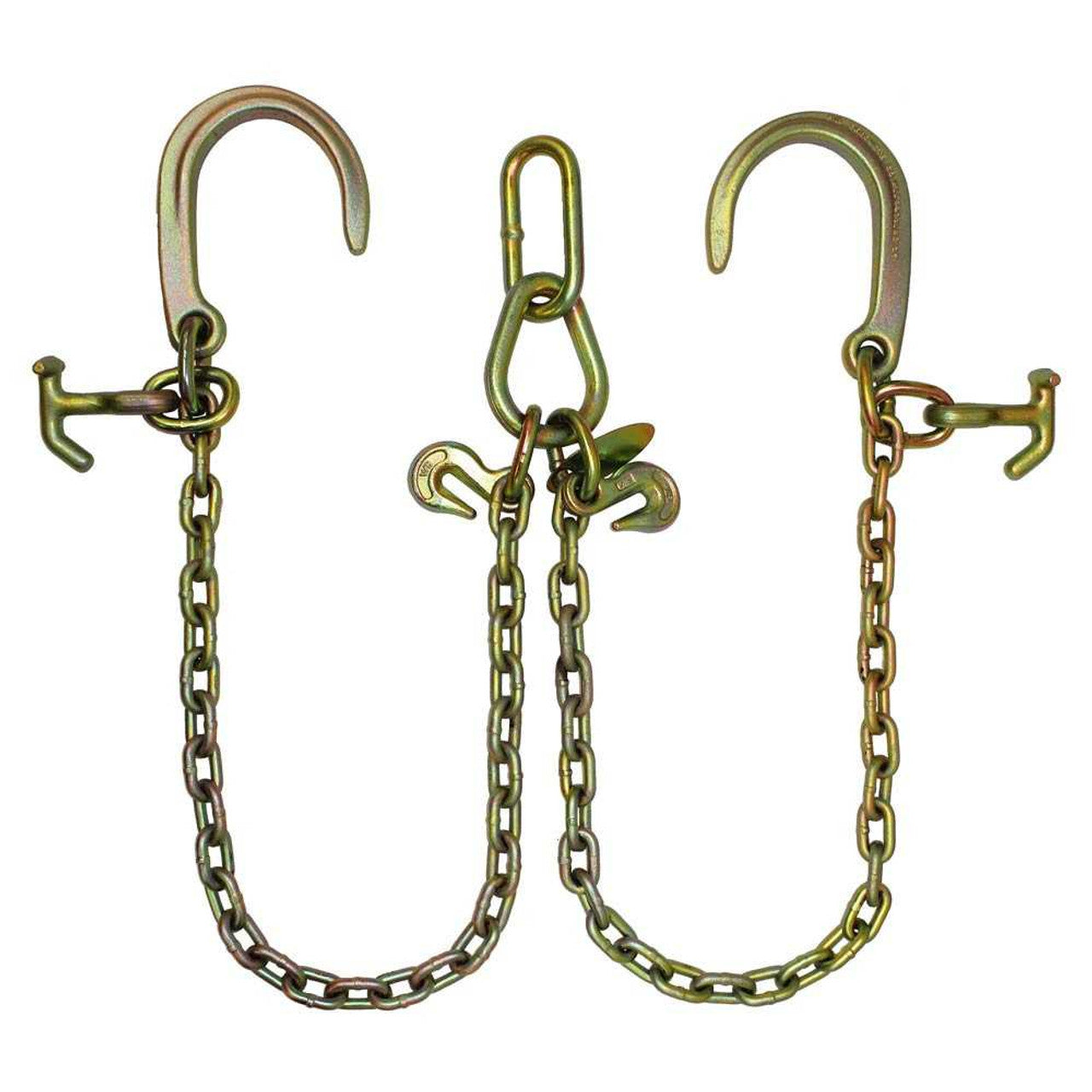 B/A Products Co. 5/16" Low-Profile Grade 70 Hammerhead T-J Combo & 8" J Hook V-Chain