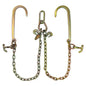 B/A Products Co. 5/16" Low-Profile Grade 70 Hammerhead T-J Combo & 15" J Hook V-Chain