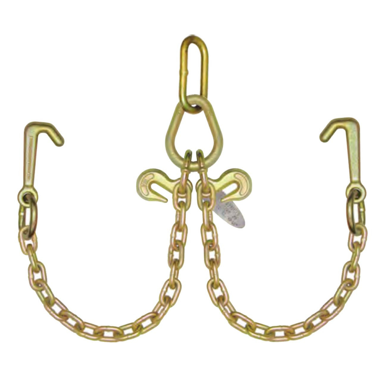 B/A Products Co. 5/16" x 2' Low-Profile Grade 70 Mini J Hook V-Chain