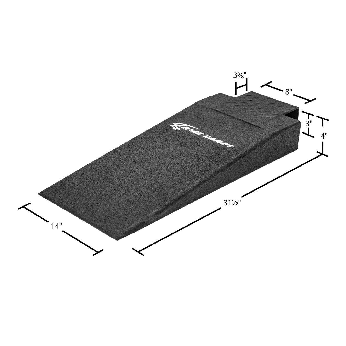 Race Ramps - Hook Nosed Ramps, 14" wide, 4" high