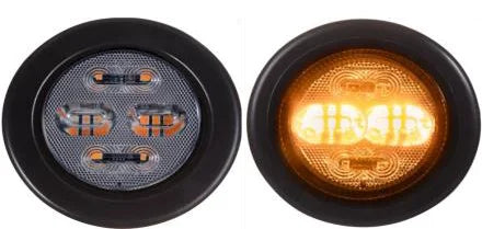 2.5″ amber marker/ amber strobe