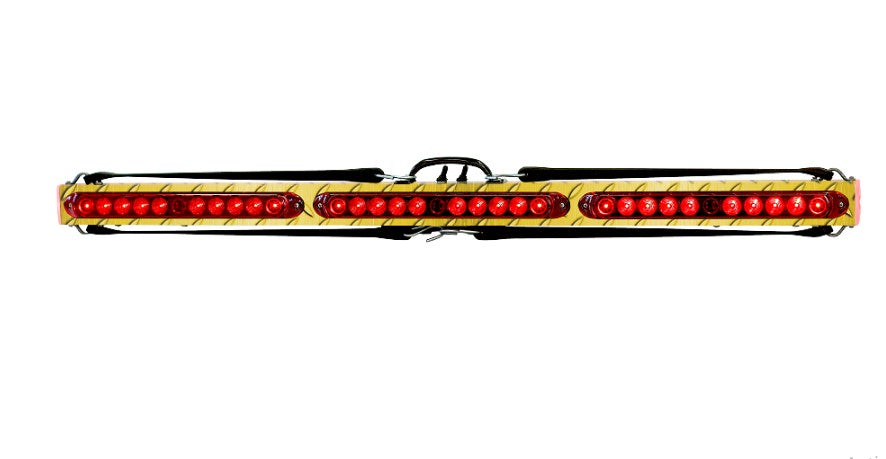 48" Trimline Series 'Yellow Diamond Plate' Wireless Light Bar