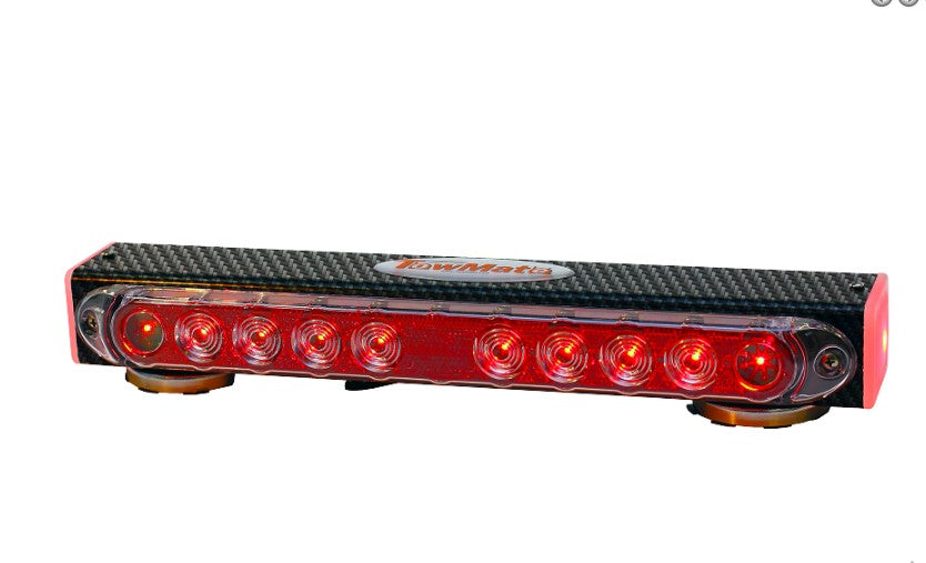 17" 'Carbon Fiber' Wireless Tow Light w/Side Markers