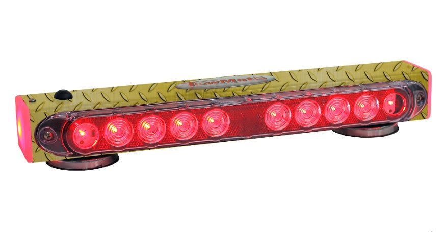 17" 'Yellow Diamond Plate' Wireless Tow Light