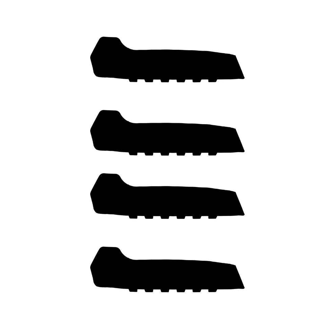 WreckMaster Black Interlocking Tire Skate (Set of 4)