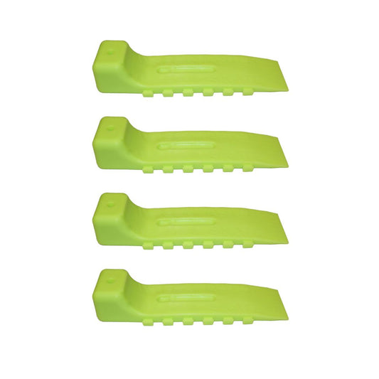 WreckMaster Neon Green Interlocking Tire Skate (Set of 4)