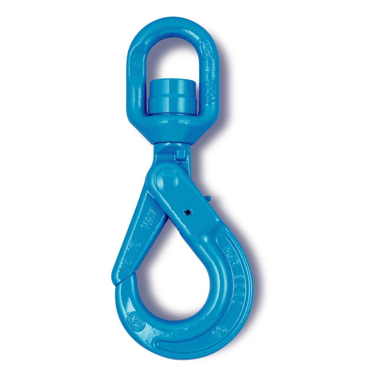 B/A Products Co. 3/8" Grade 100 Swivel Bearing Hoist Self-Locking Hook